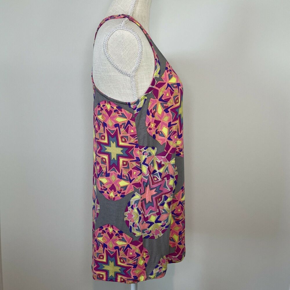 CAbi Harmony Racerback Southwest Geo Print Sleeveless Tank Top Pink Womens Small - Picture 3 of 12